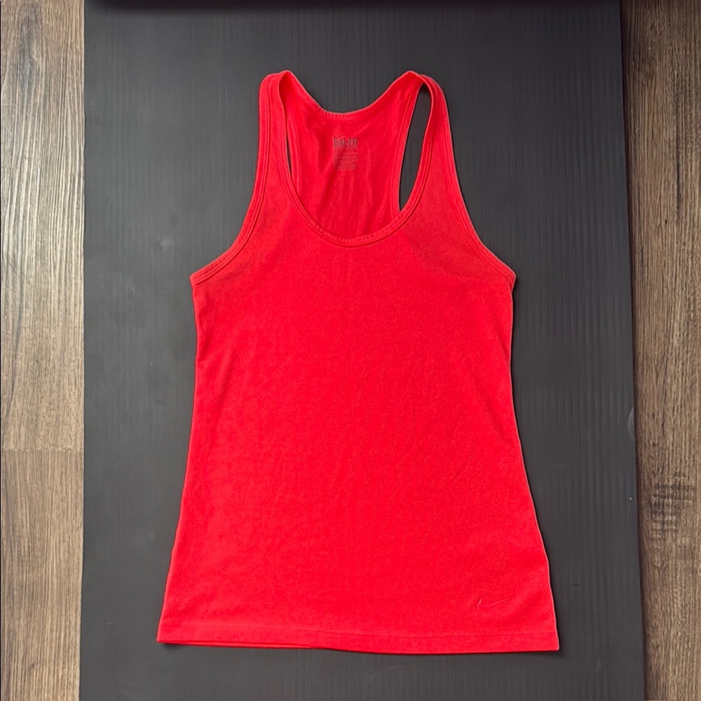 Nike Orange Dri-Fit Sleeveless Tank Top